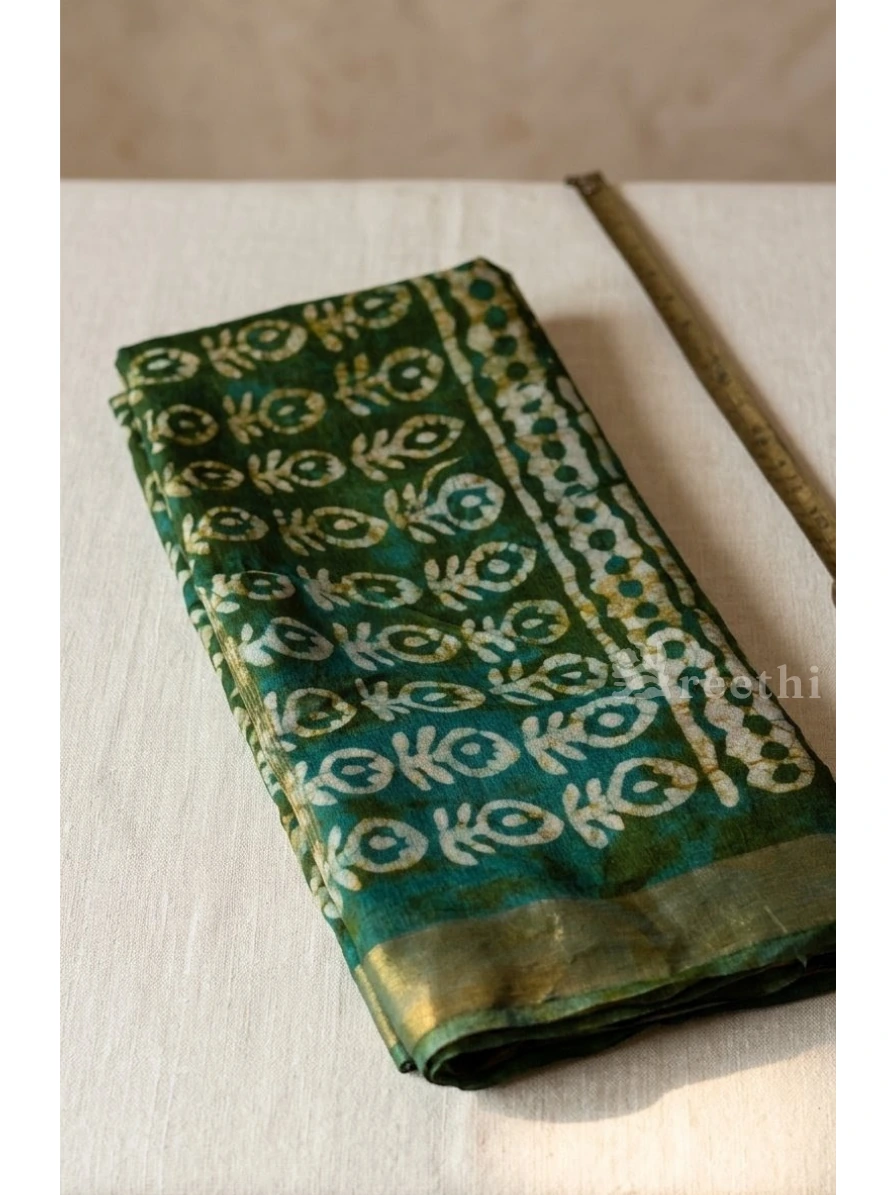 Dola Silk - Handblock Dabu Prints